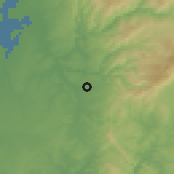 Shaded relief of the 53 km around Águeda, drawn from the GMTED2010 grid