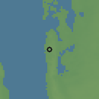 Shaded relief of the 57 km around Duẖān, drawn from the GMTED2010 grid