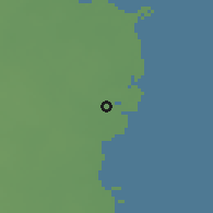 Shaded relief of the 57 km around Khor, drawn from the GMTED2010 grid