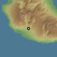 Shaded relief of the 58 km around Entre-Deux, drawn from the GMTED2010 grid