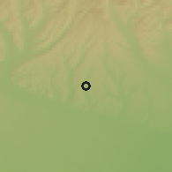 Shaded relief of the 52 km around Bogaţi, drawn from the GMTED2010 grid