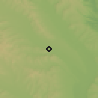 Shaded relief of the 51 km around Boţeşti, drawn from the GMTED2010 grid