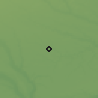 Shaded relief of the 52 km around Botoroaga, drawn from the GMTED2010 grid