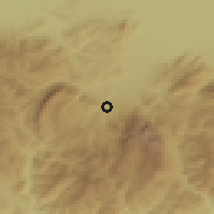 Shaded relief of the 51 km around Bran, drawn from the GMTED2010 grid