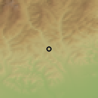 Shaded relief of the 51 km around Breaza, drawn from the GMTED2010 grid