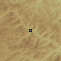 Shaded relief of the 51 km around Broşteni, drawn from the GMTED2010 grid