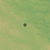 Shaded relief of the 50 km around Bucecea, drawn from the GMTED2010 grid
