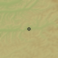 Shaded relief of the 51 km around Albeşti, drawn from the GMTED2010 grid