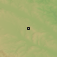 Shaded relief of the 50 km around Calafindeşti, drawn from the GMTED2010 grid