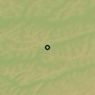 Shaded relief of the 51 km around Adămuş, drawn from the GMTED2010 grid