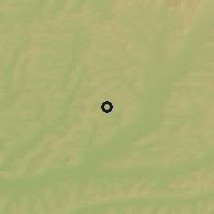 Shaded relief of the 51 km around Ceuaşul-de Câmpie, drawn from the GMTED2010 grid
