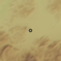 Shaded relief of the 51 km around Codlea, drawn from the GMTED2010 grid
