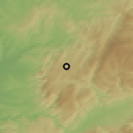 Shaded relief of the 51 km around Anina, drawn from the GMTED2010 grid