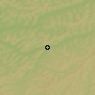 Shaded relief of the 51 km around Copşa Mică, drawn from the GMTED2010 grid
