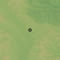 Shaded relief of the 51 km around Doljeşti, drawn from the GMTED2010 grid