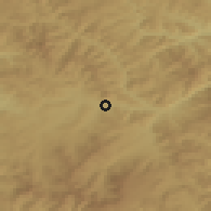 Shaded relief of the 51 km around Dorna Cândrenilor, drawn from the GMTED2010 grid