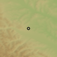 Shaded relief of the 51 km around Drăgoeşti, drawn from the GMTED2010 grid
