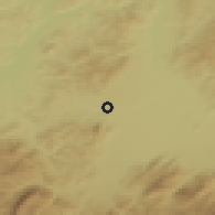 Shaded relief of the 51 km around Dumbrăviţa, drawn from the GMTED2010 grid
