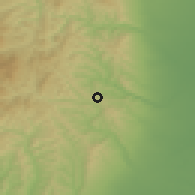 Shaded relief of the 51 km around Dumitreşti, drawn from the GMTED2010 grid