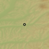 Shaded relief of the 51 km around Fânţanele, drawn from the GMTED2010 grid