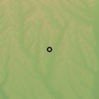 Shaded relief of the 52 km around Fărtăţeşti, drawn from the GMTED2010 grid