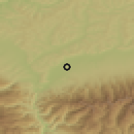 Shaded relief of the 51 km around Avrig, drawn from the GMTED2010 grid