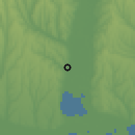 Shaded relief of the 51 km around Frumuşiţa, drawn from the GMTED2010 grid