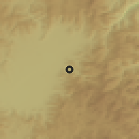 Shaded relief of the 51 km around Ghelinţa, drawn from the GMTED2010 grid