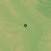 Shaded relief of the 51 km around Gherăeşti, drawn from the GMTED2010 grid