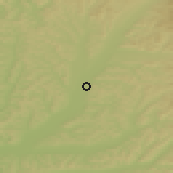 Shaded relief of the 51 km around Gorneşti, drawn from the GMTED2010 grid