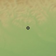 Shaded relief of the 52 km around Gura Ocniţei, drawn from the GMTED2010 grid