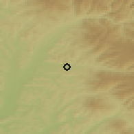 Shaded relief of the 51 km around Gurghiu, drawn from the GMTED2010 grid