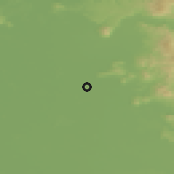 Shaded relief of the 50 km around Halmeu, drawn from the GMTED2010 grid