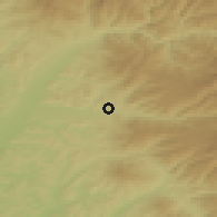 Shaded relief of the 51 km around Hodac, drawn from the GMTED2010 grid