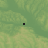 Shaded relief of the 51 km around Holboca, drawn from the GMTED2010 grid