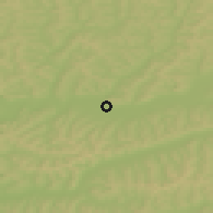 Shaded relief of the 51 km around Iernut, drawn from the GMTED2010 grid