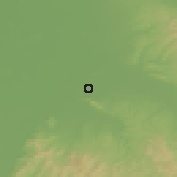 Shaded relief of the 51 km around Ineu, drawn from the GMTED2010 grid