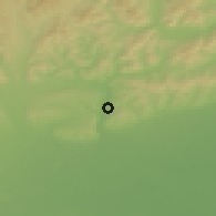 Shaded relief of the 52 km around Iordăcheanu, drawn from the GMTED2010 grid