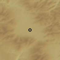 Shaded relief of the 51 km around Joseni, drawn from the GMTED2010 grid