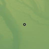 Shaded relief of the 52 km around Leu, drawn from the GMTED2010 grid