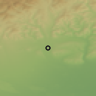 Shaded relief of the 51 km around Lipăneşti, drawn from the GMTED2010 grid
