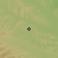 Shaded relief of the 51 km around Liteni, drawn from the GMTED2010 grid