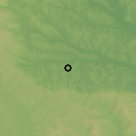 Shaded relief of the 51 km around Lungani, drawn from the GMTED2010 grid