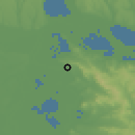 Shaded relief of the 51 km around Măcin, drawn from the GMTED2010 grid