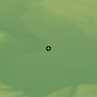 Shaded relief of the 52 km around Maglavit, drawn from the GMTED2010 grid