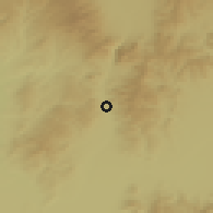 Shaded relief of the 51 km around Malnaş, drawn from the GMTED2010 grid