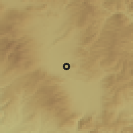 Shaded relief of the 51 km around Miercurea-Ciuc, drawn from the GMTED2010 grid