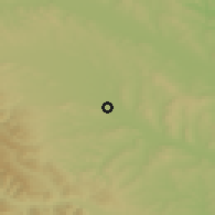 Shaded relief of the 50 km around Milişăuţi, drawn from the GMTED2010 grid