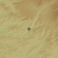 Shaded relief of the 51 km around Odorheiu Secuiesc, drawn from the GMTED2010 grid