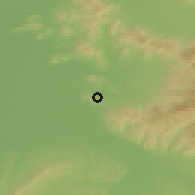 Shaded relief of the 50 km around Oraşu Nou, drawn from the GMTED2010 grid
